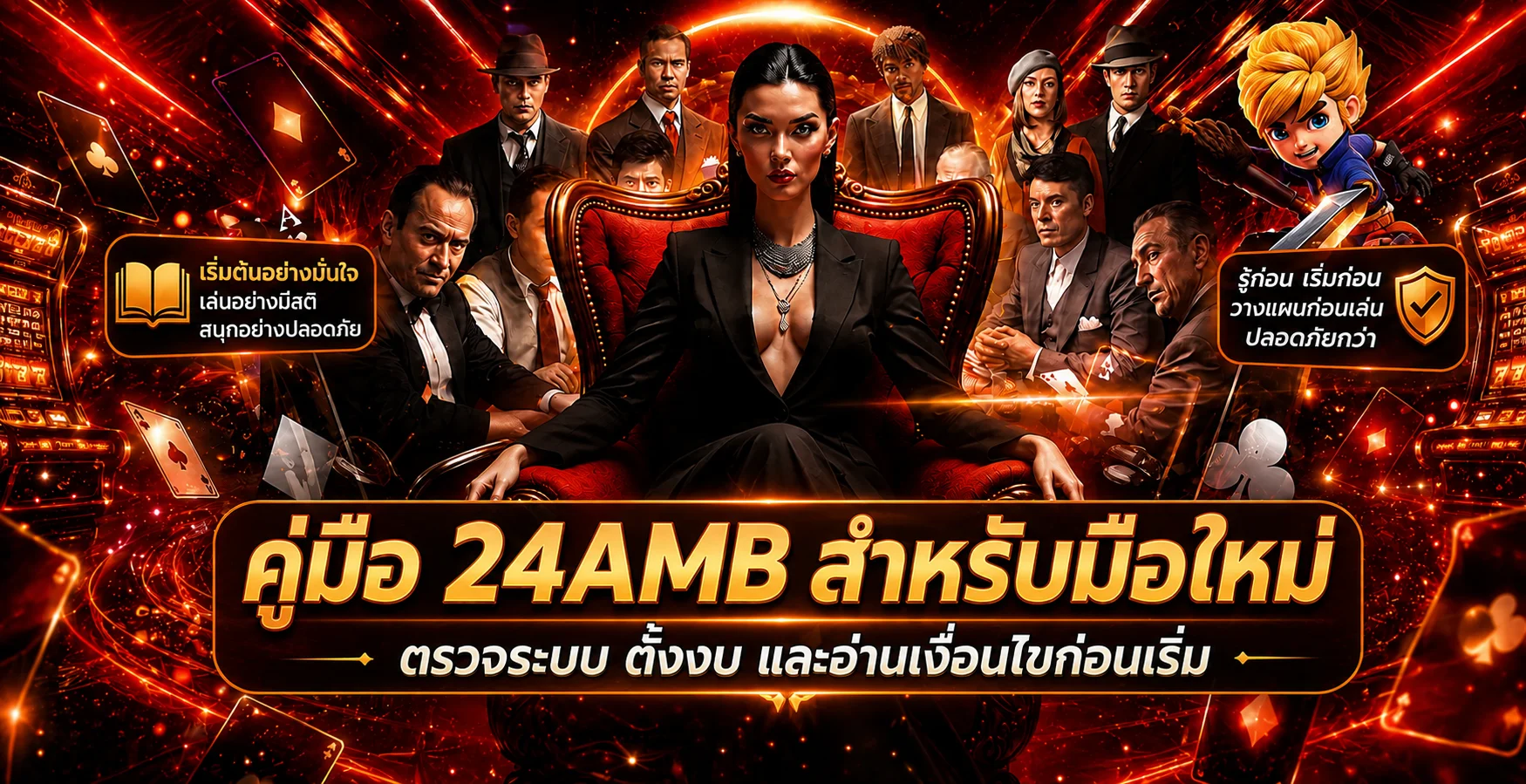 24AMB คู่มือมือใหม่ ตรวจระบบและตั้งงบก่อนเล่น